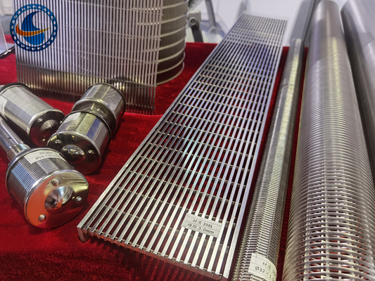 SS 321 جونسون إسفين سلك الشاشة المسطحة لهندسة البتروكيماويات