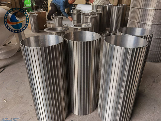 الفولاذ المقاوم للصدأ 304 النوع عكسي الوسام أنبوب الشاشة 600mm الطول للغاز النفطي