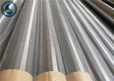 273mm غير المغناطيسي الفولاذ المقاوم للصدأ على شكل Vee المستمر شاشة سلك المياه