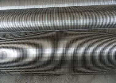تصفية المياه والرمل النفط 304 إسفين سلك شاشة أنبوب ل Borewell