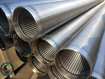 مرشح شاشة الأسلاك الوعاء OD 114mm لمعالجة مياه الصرف الصحي