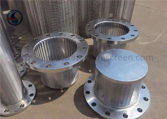 V Wire Wrapper Filter 316L Johnson Wedge Wire شاشات