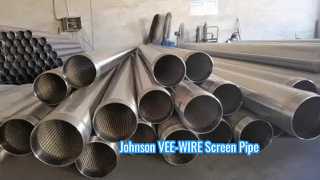 أنبوب شاشة جونسون VEE-WIRE من الفولاذ المقاوم للصدأ 100 بار